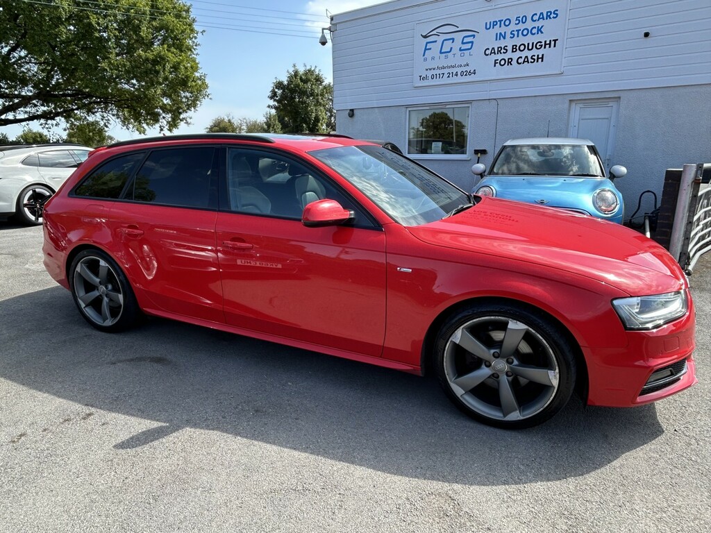 Audi A4 Avant Estate 2.0 Tdi Black Edition 2015 Red