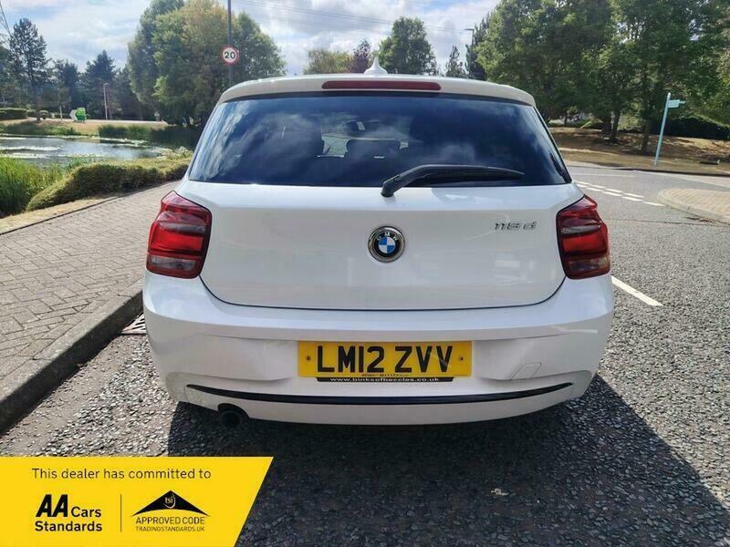 BMW 1 Series 2.0 118D Sport Hatchback White #6