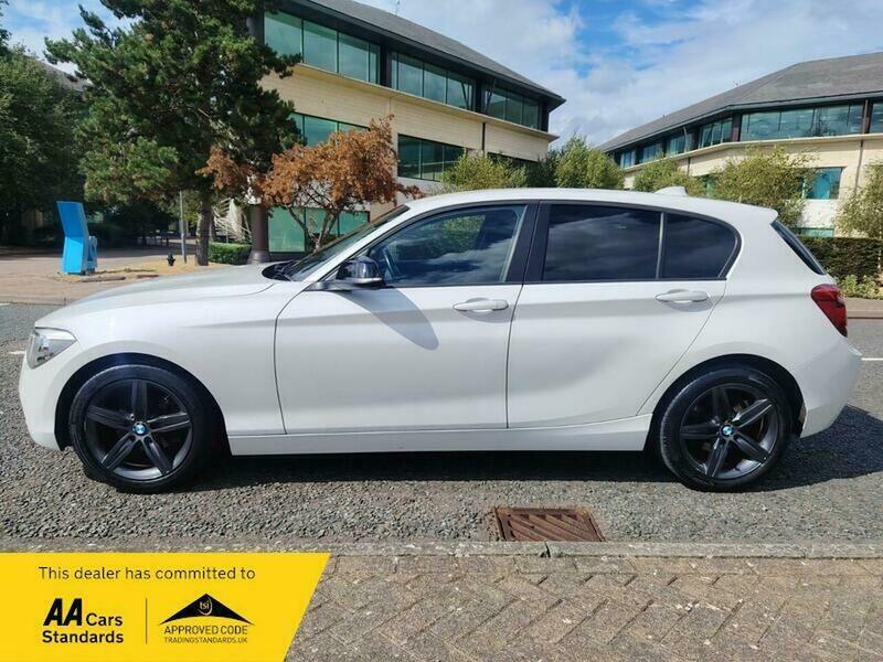 BMW 1 Series 2.0 118D Sport Hatchback White #4