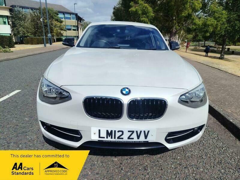 BMW 1 Series 2.0 118D Sport Hatchback White #2