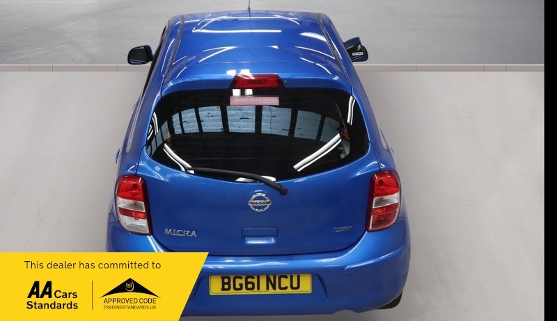 Nissan Micra 1.2 12V Acenta Euro 5 Silver #8