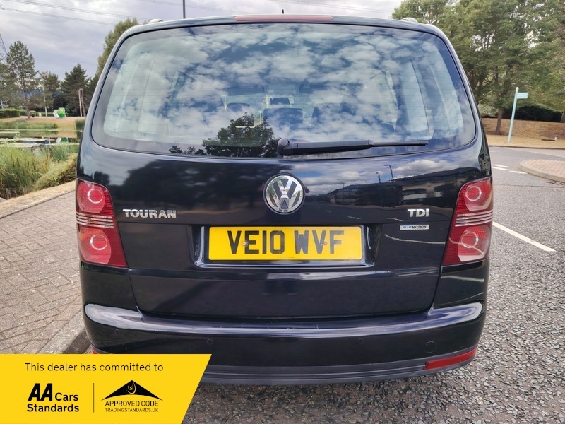 Volkswagen Touran 1.9 Tdi S Mpv VE10WVF Black #6