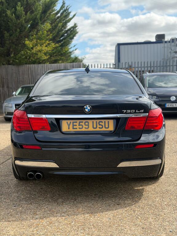 BMW 7 Series 3.0 730Ld Se Saloon Euro 5 245 Ps Black #9