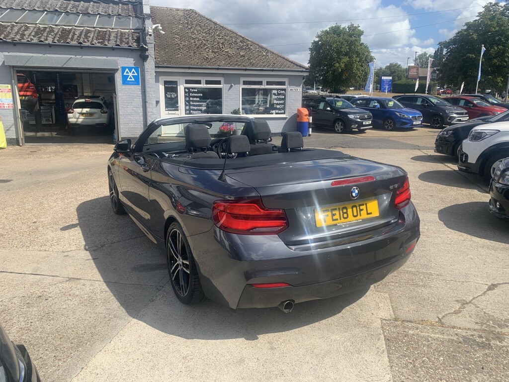 BMW 2 Series 1.5 218I M Sport Convertible FE18OFL Grey #6