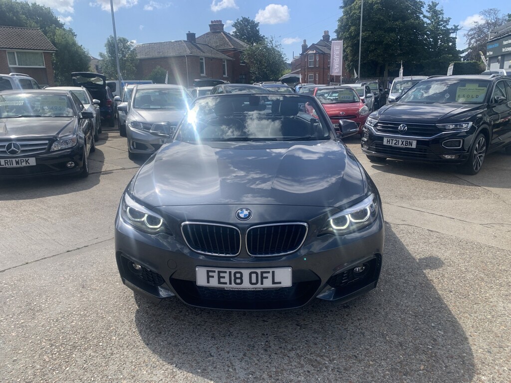 BMW 2 Series 1.5 218I M Sport Convertible FE18OFL Grey #3