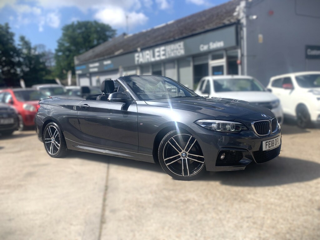 BMW 2 Series 1.5 218I M Sport Convertible FE18OFL Grey
