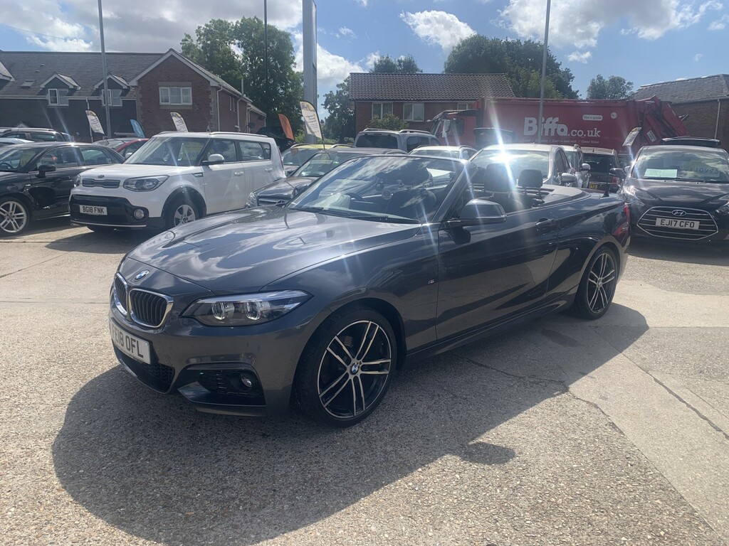 BMW 2 Series 1.5 218I M Sport Convertible FE18OFL Grey #4