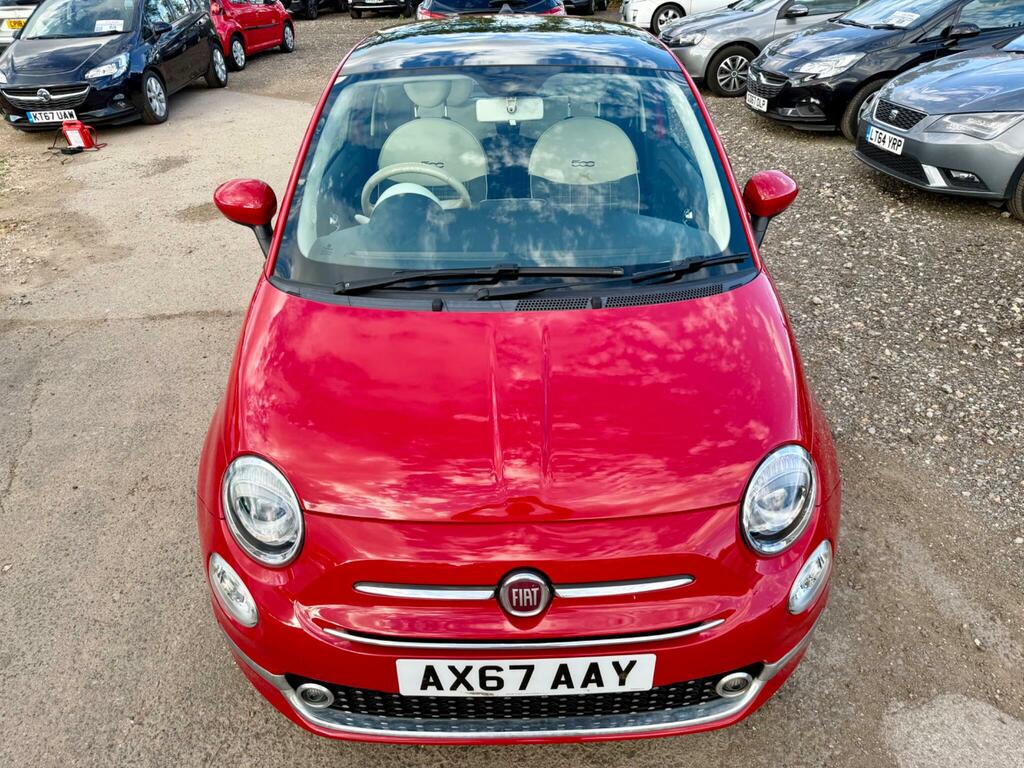 Fiat 500 Lounge Red #3