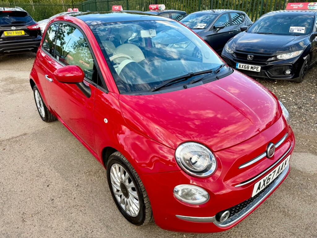 Fiat 500 Lounge Red #6