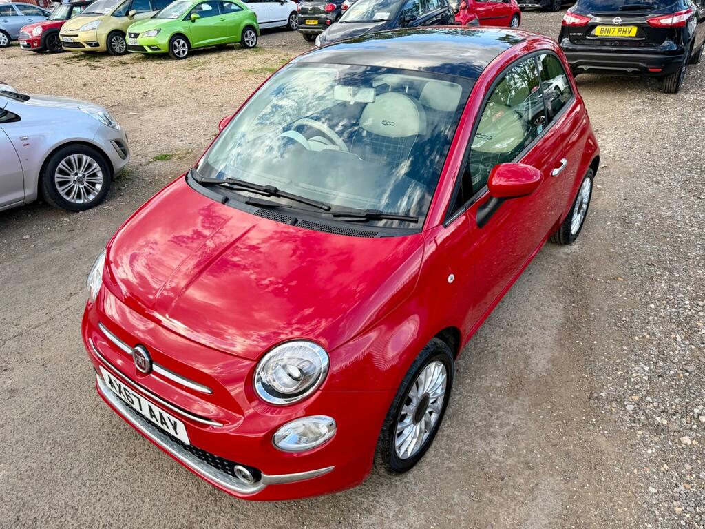 Fiat 500 Lounge Red #4