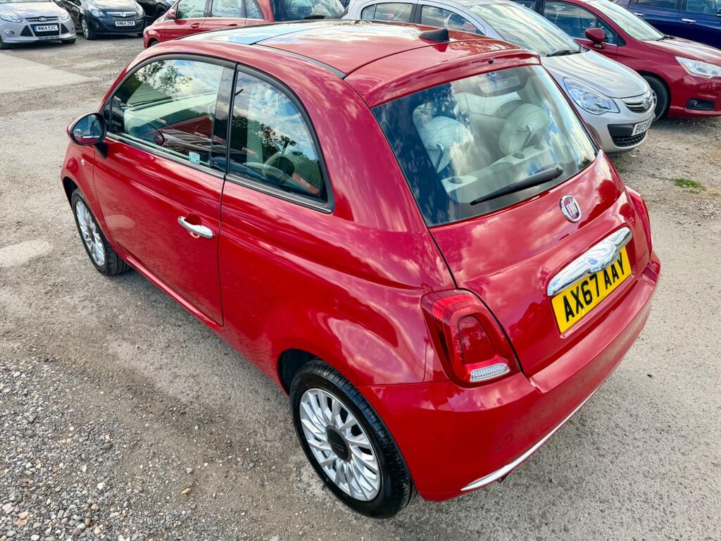Fiat 500 Lounge Red #5