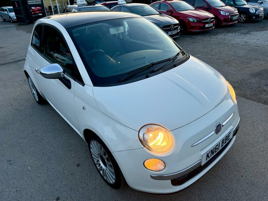 Fiat 500 Lounge White #6