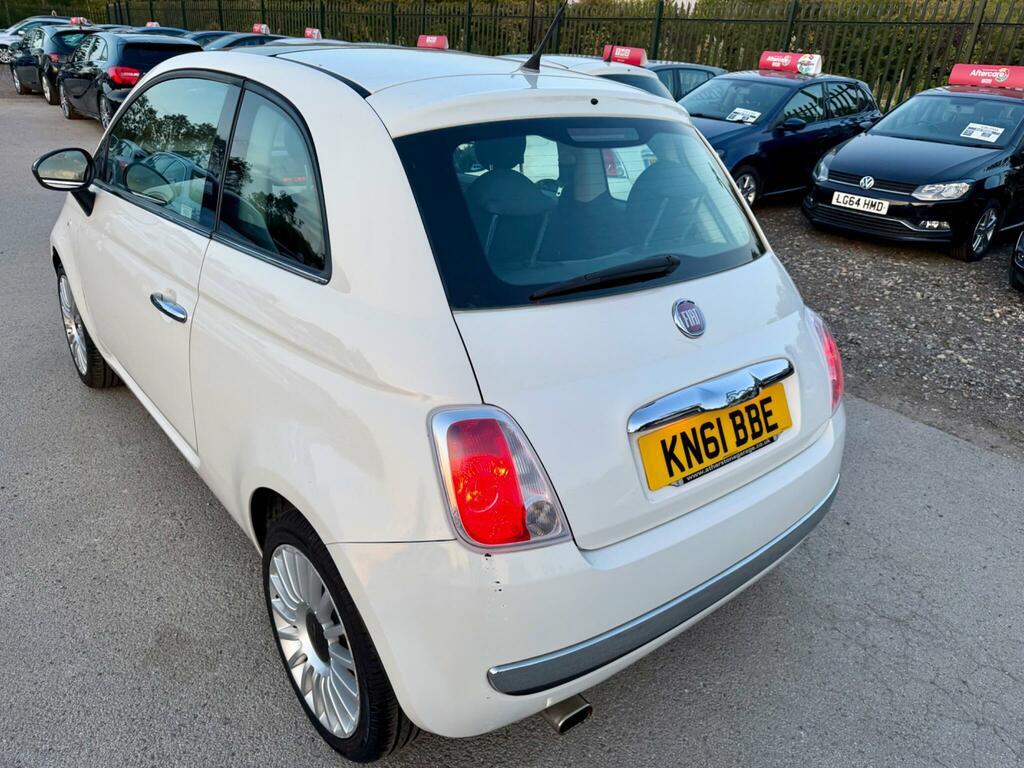 Fiat 500 Lounge White #4