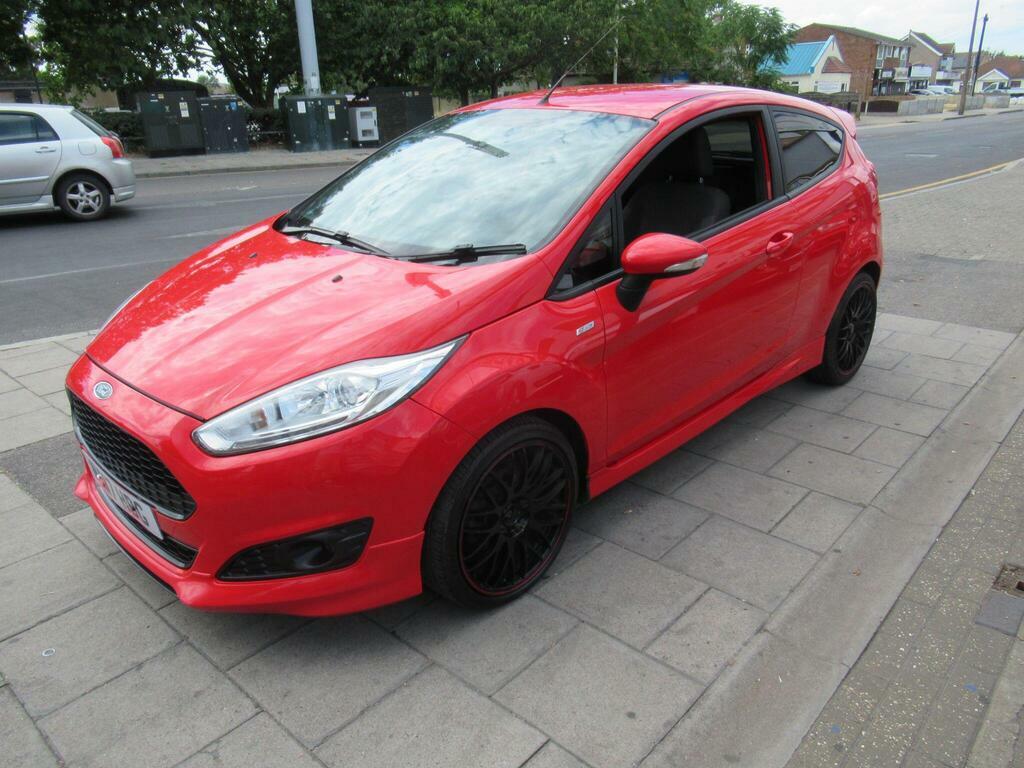 Ford Fiesta 1.0T Ecoboost St-line Euro 6 S S NA17HBG Red #2