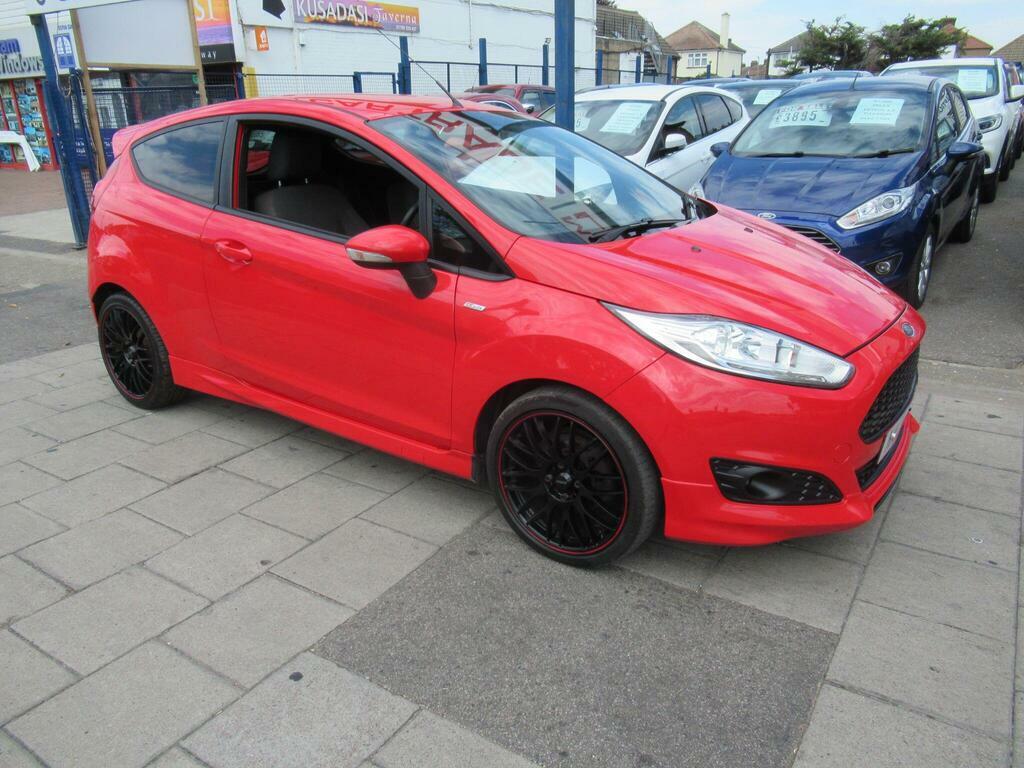 Ford Fiesta 1.0T Ecoboost St-line Euro 6 S S NA17HBG Red #3