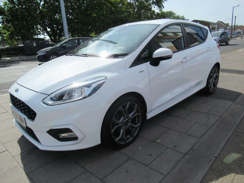 Ford Fiesta 1.0T Ecoboost St-line Euro 6 S S White