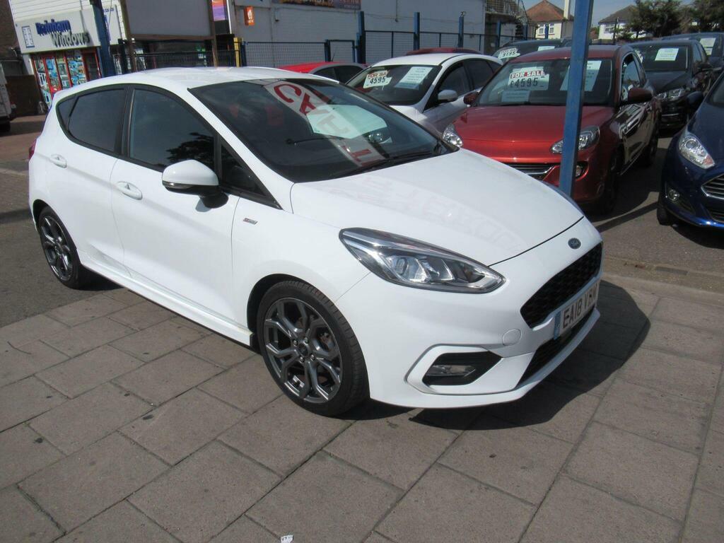 Ford Fiesta 1.0T Ecoboost St-line Euro 6 S S EA18VBM White #6