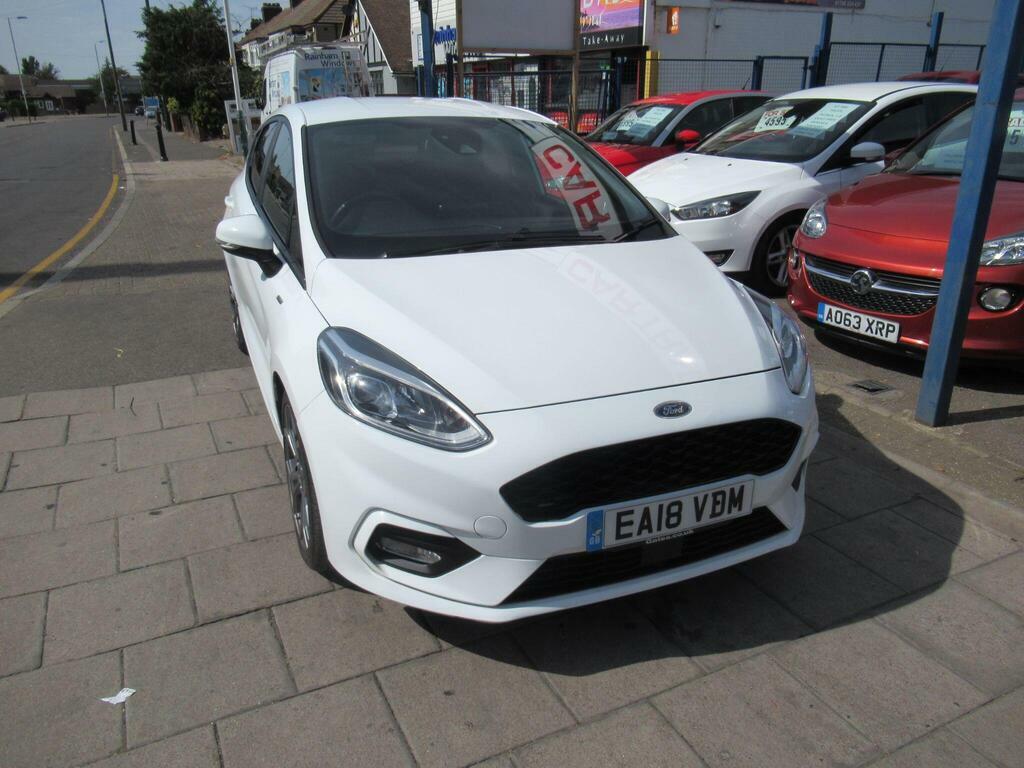 Ford Fiesta 1.0T Ecoboost St-line Euro 6 S S EA18VBM White #5