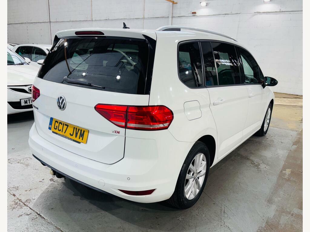 Volkswagen Touran 1.6 Tdi Bluemotion Tech Se Dsg Euro 6 S S White #4