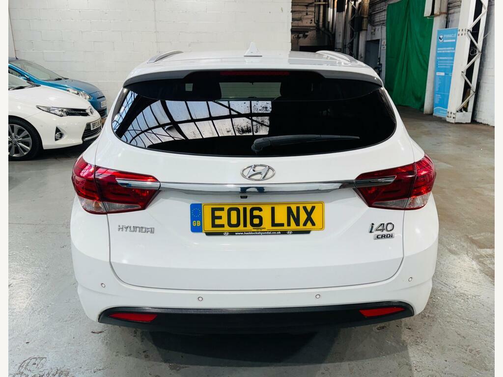 Hyundai I40 1.7 Crdi Blue Drive Se Nav Tourer Dct Euro 6 S S White #5