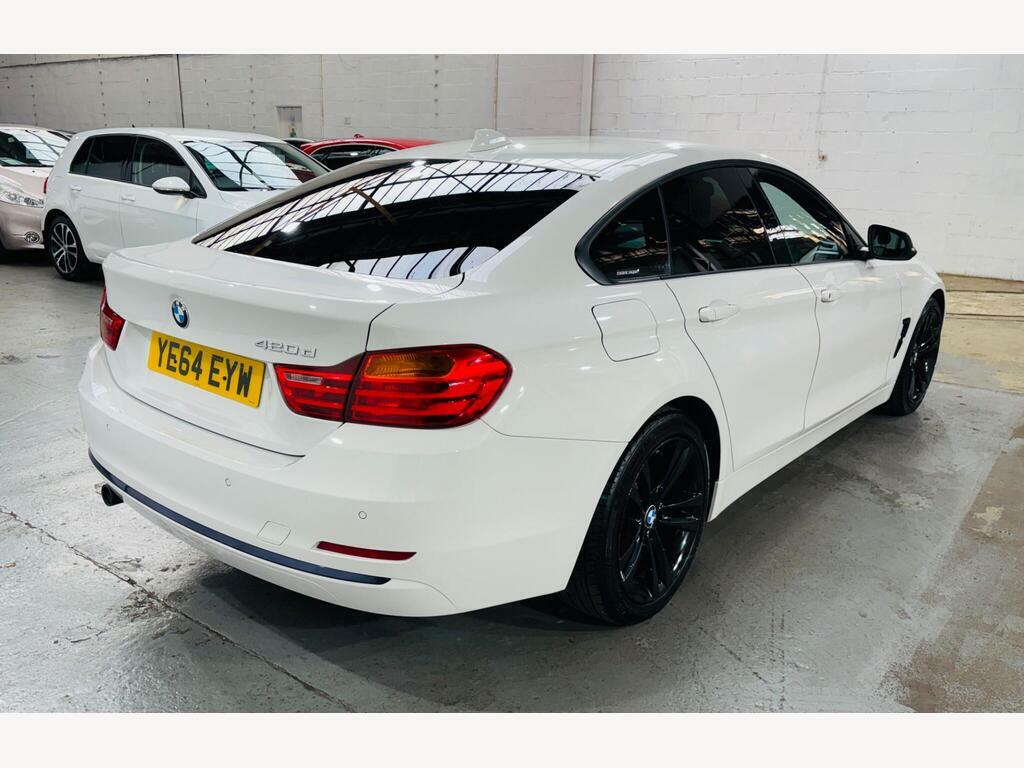BMW 4 Series Gran Coupe 2.0 420D Sport Euro 6 S S White #4