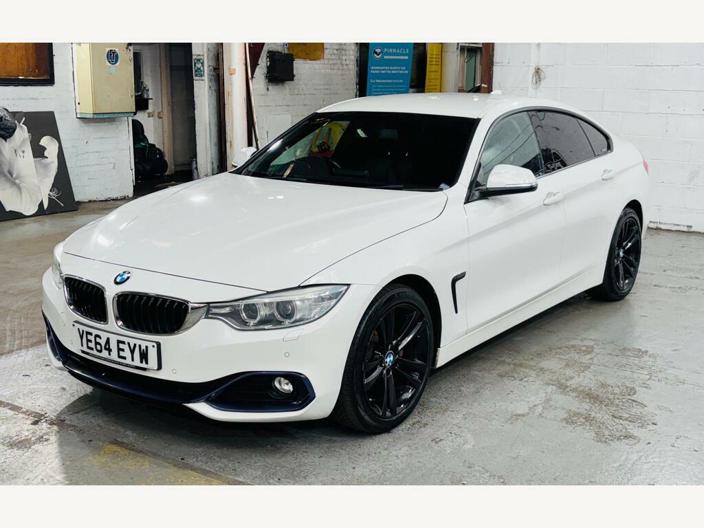 BMW 4 Series Gran Coupe 2.0 420D Sport Euro 6 S S White #3