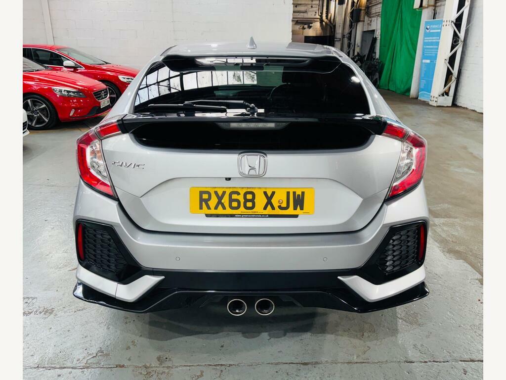 Honda Civic 1.5 Vtec Turbo Gpf Sport Cvt Euro 6 S S Silver #5