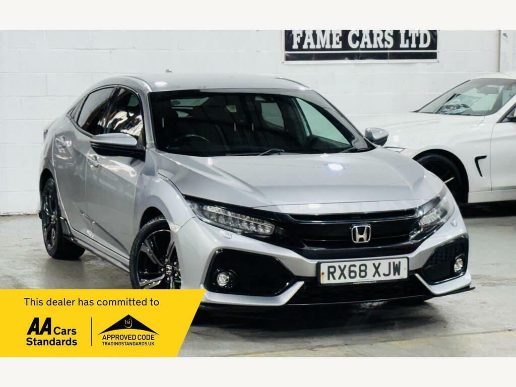 Honda Civic 1.5 Vtec Turbo Gpf Sport Cvt Euro 6 S S Silver