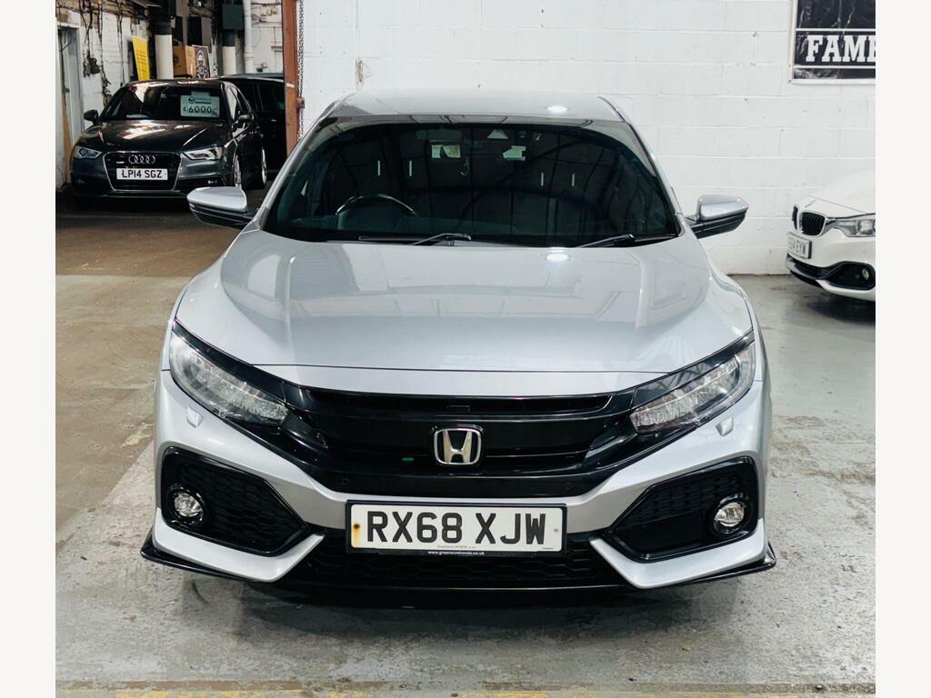 Honda Civic 1.5 Vtec Turbo Gpf Sport Cvt Euro 6 S S Silver #2