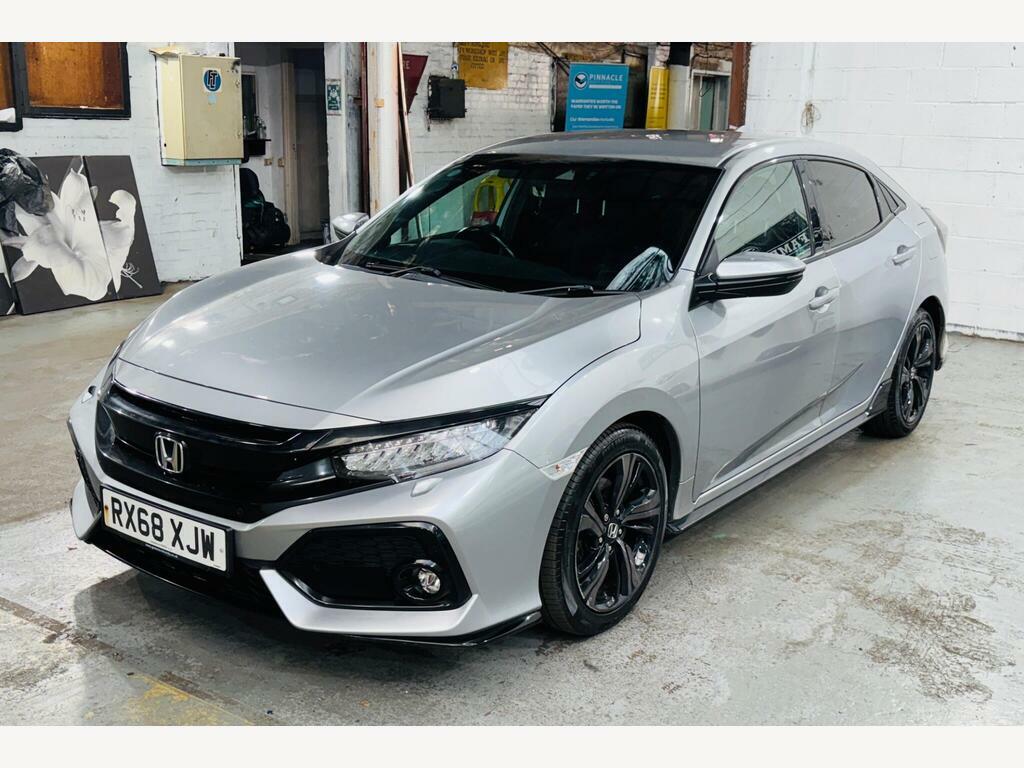 Honda Civic 1.5 Vtec Turbo Gpf Sport Cvt Euro 6 S S Silver #3