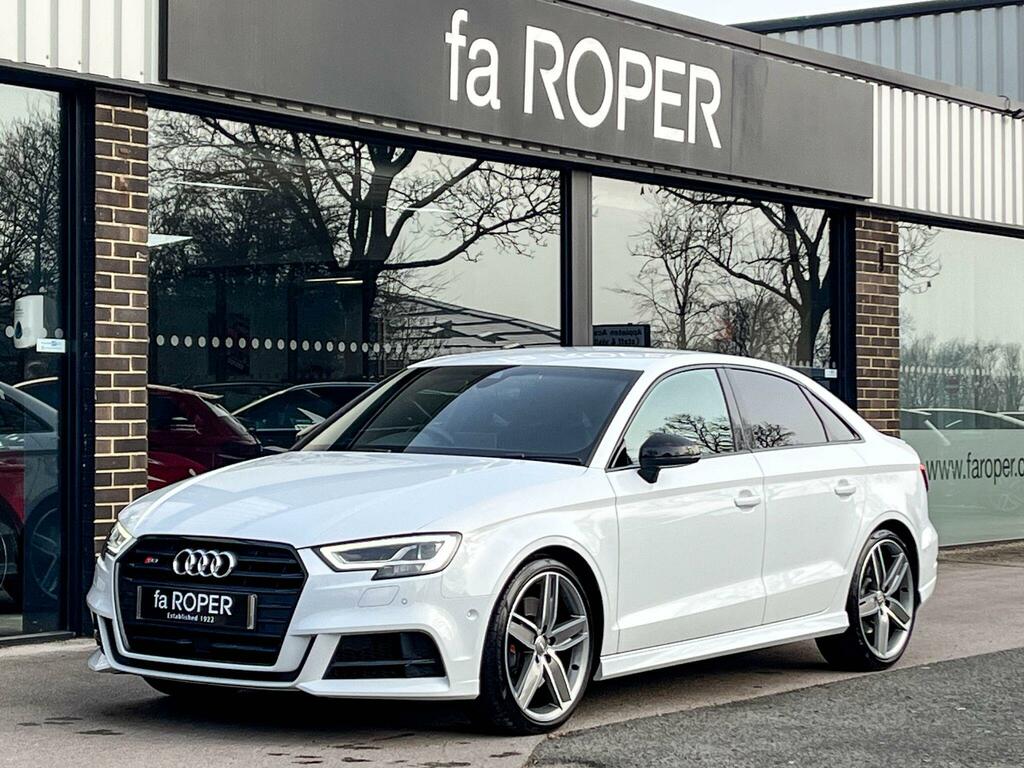 Audi S3 2.0 Tfsi Black Edition Quattro Saloon S-tronic 300 White