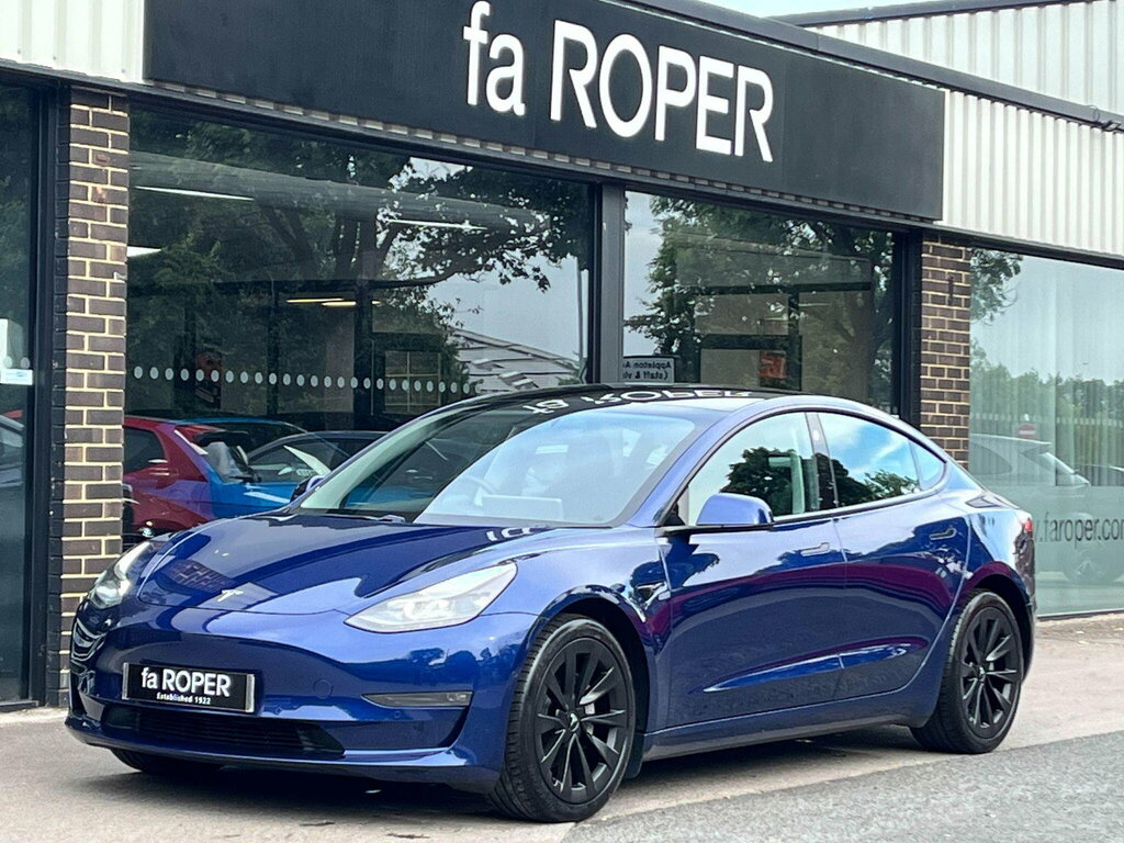 Tesla Model 3 Long Range Dual Motor All Wheel Drive Blue
