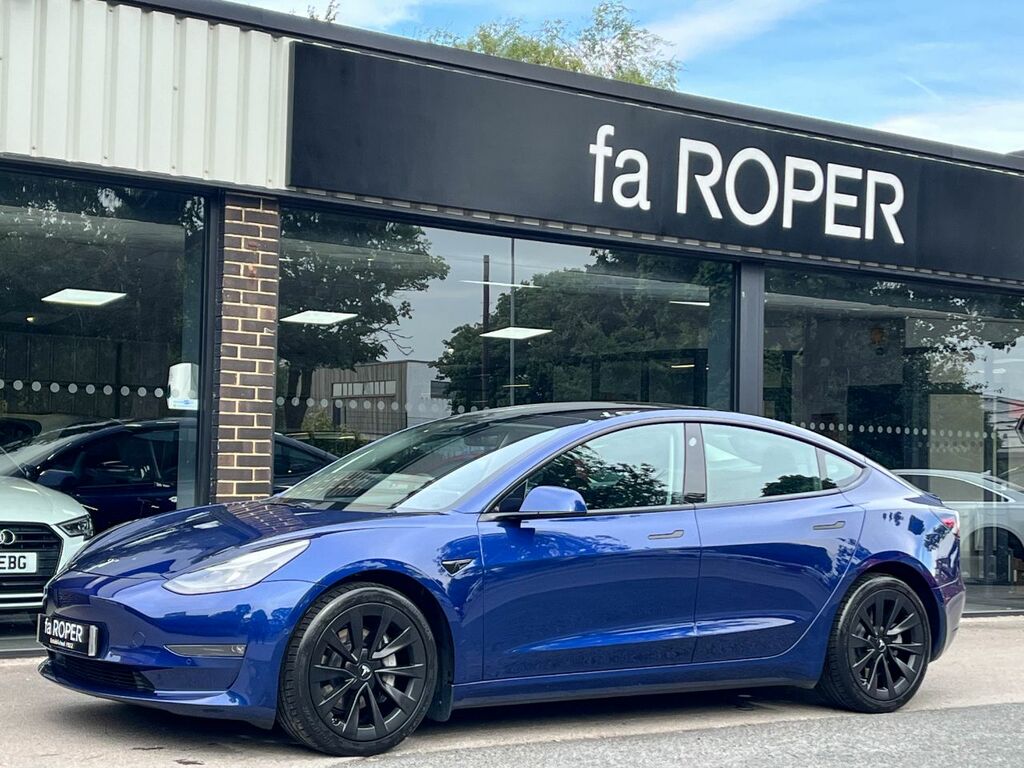 Tesla Model 3 Long Range Dual Motor All Wheel Drive Blue #2