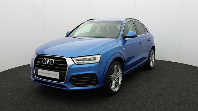 Audi Q3 2.0 Tdi S Line Plus Suv Quattro Blue #3