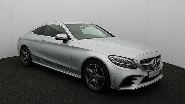 Mercedes-Benz C Class 1.5 C200 Mhev Amg Line Coupe G-tronic Silver