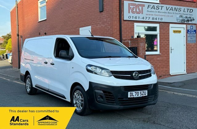 Vauxhall Vivaro 1.5 2900 Cdti L2 H1 Lwb Low Roof Dynamic 100 Bhp White