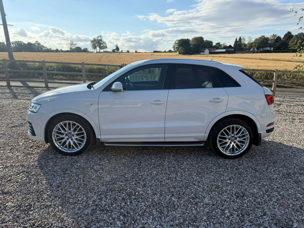 Audi Q3 2.0 Q3 S Line Tdi Quattro 4Wd Suv Manu NU66UGX White #5