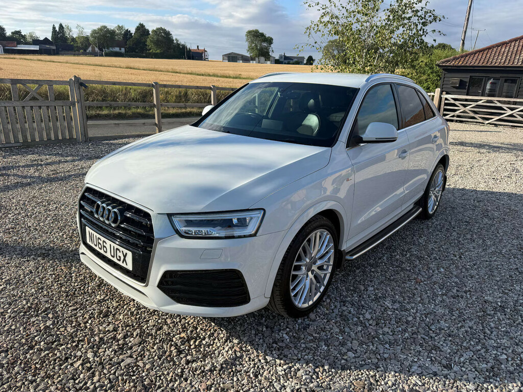 Audi Q3 2.0 Q3 S Line Tdi Quattro 4Wd Suv Manu NU66UGX White #2