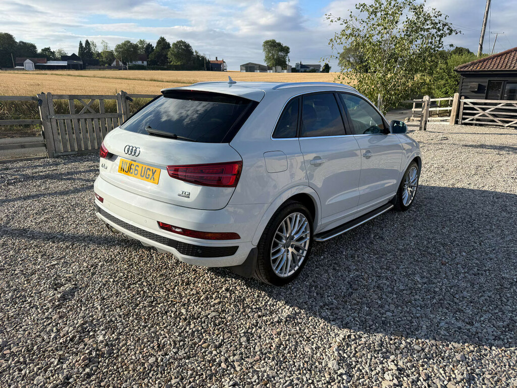 Audi Q3 2.0 Q3 S Line Tdi Quattro 4Wd Suv Manu NU66UGX White #4