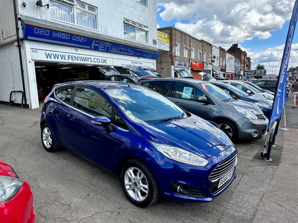 Ford Fiesta 1.25 Zetec Euro 6 Blue #4