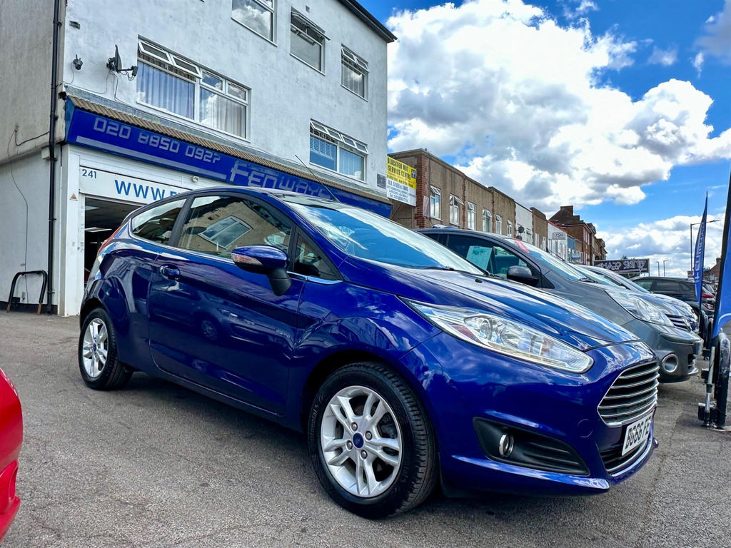 Ford Fiesta 1.25 Zetec Euro 6 Blue
