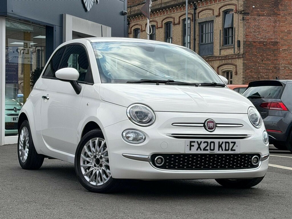 Fiat 500 Hatchback 1.2 Lounge Euro 6 Ss 202020 FX20KDZ White