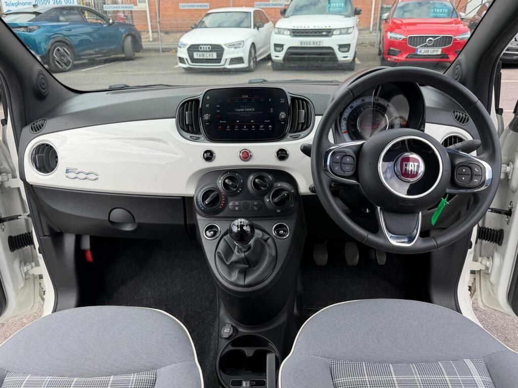 Fiat 500 Hatchback 1.2 Lounge Euro 6 Ss 202020 FX20KDZ White #2