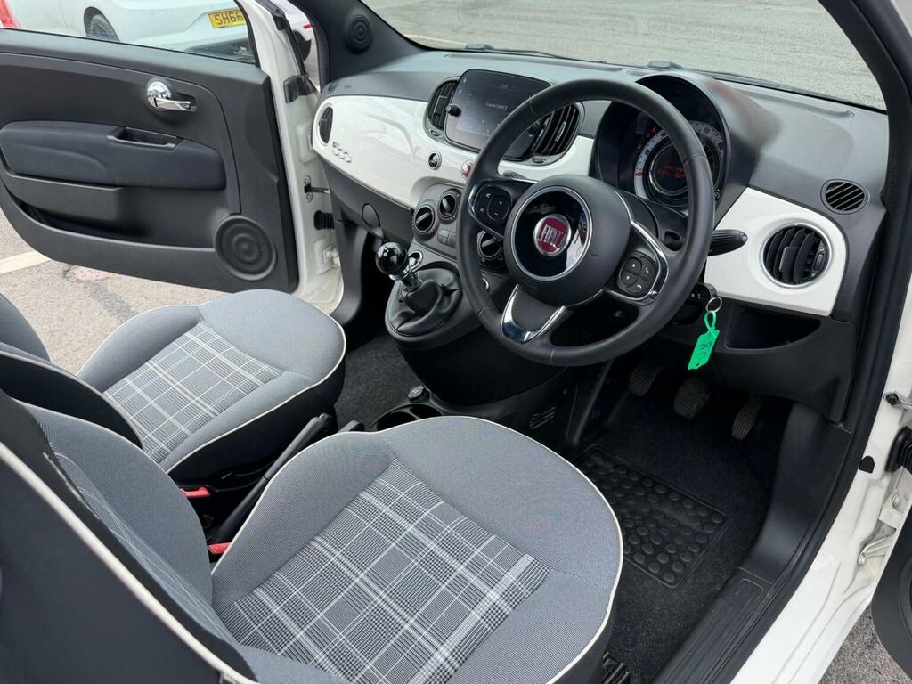 Fiat 500 Hatchback 1.2 Lounge Euro 6 Ss 202020 FX20KDZ White #3