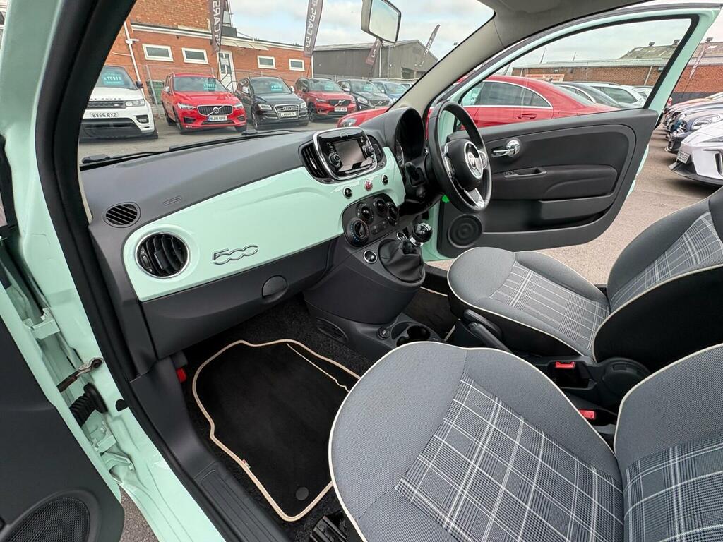 Fiat 500 Hatchback 1.2 Lounge Euro 6 Ss 201717 WM17KCE Green #4