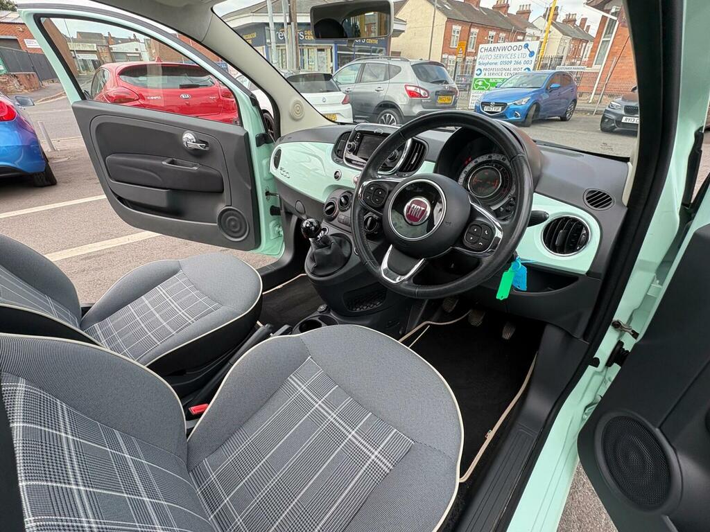 Fiat 500 Hatchback 1.2 Lounge Euro 6 Ss 201717 WM17KCE Green #2