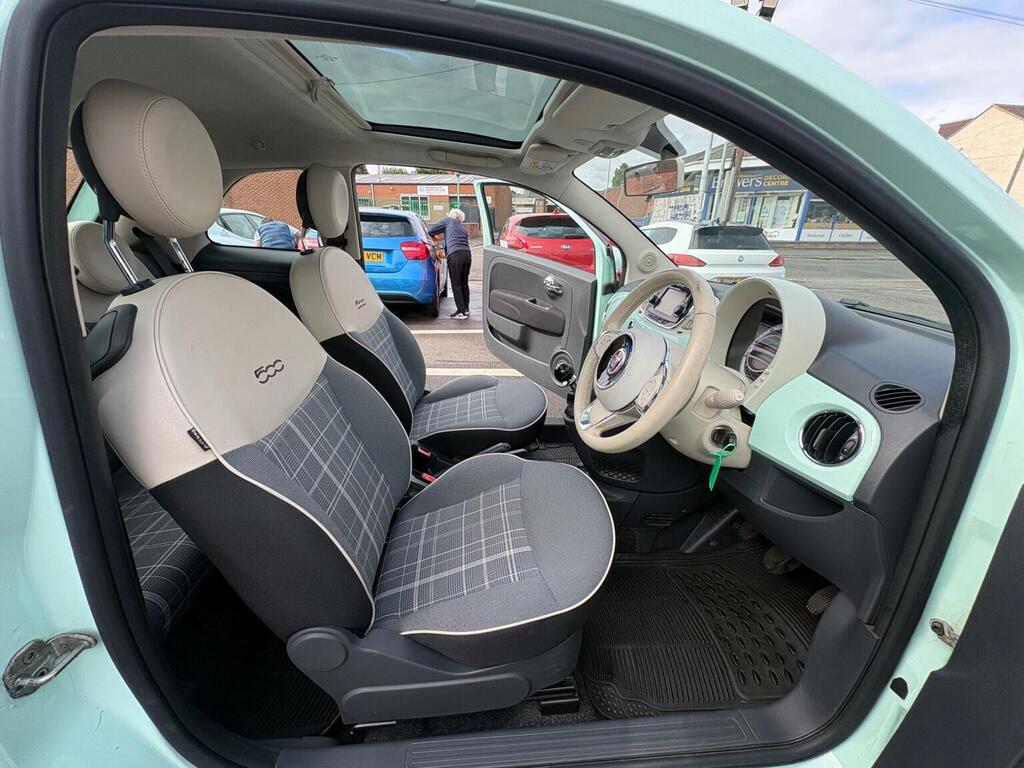 Fiat 500 Hatchback 1.2 Lounge Euro 6 Ss 201717 PL17KWO Green #3