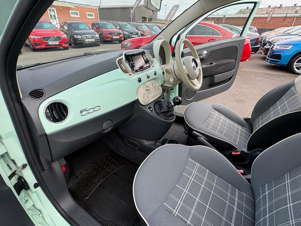 Fiat 500 Hatchback 1.2 Lounge Euro 6 Ss 201717 PL17KWO Green #4