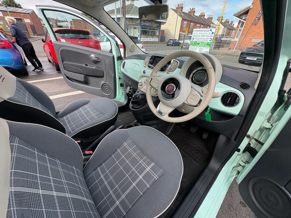 Fiat 500 Hatchback 1.2 Lounge Euro 6 Ss 201717 PL17KWO Green #2