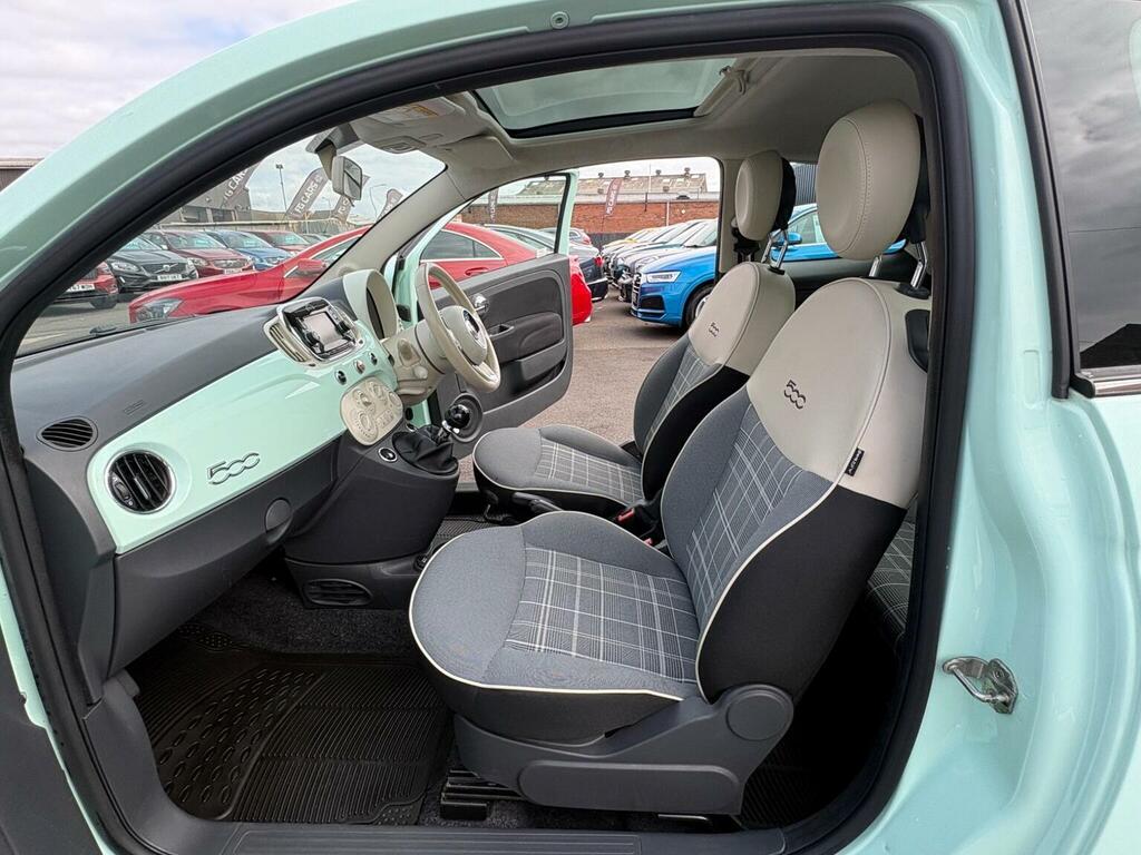 Fiat 500 Hatchback 1.2 Lounge Euro 6 Ss 201717 PL17KWO Green #5